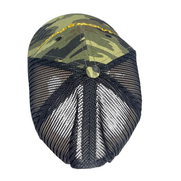 Yellowstone Dutton Ranch Trucker Adjustable Snapback Mesh-Back  Camo Hat - Picture 6 of 12